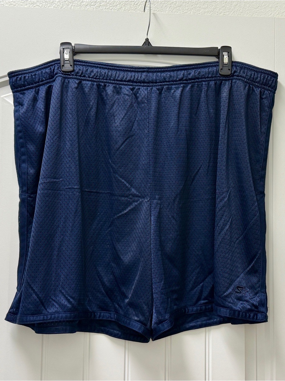 Starter Mesh Basketball Shorts Navy Blue Big & Tall 3XL 8” Inseam